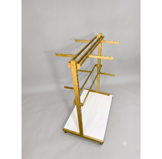 Островной торговый стеллаж с перфорацией 8526 Островной торговый стеллаж с перфорацией 8526